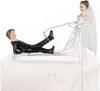 Tortenfigur Hochzeit 11,5cm Brautpaar mit Seil Weiß / Produktbild-Vorschau 2