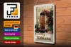 Blechschild Reise 20x30cm Toskana Italien Natur Blumen Tür Produktbild-Vorschau 3
