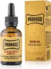 A bottle of Proraso Beard Oil next to its packaging. Náhled obrázku produktu
