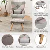 OKWISH Fauteuil à Bascule avec Repose-Pieds et Coussin Voir les images du produit 6
