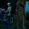 Halloweenský plášť s kapucí Uni - dlouhý gotický plášť pro Náhled obrázku produktu 5