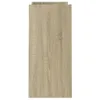 vidaXL Príborník Sonoma dub 73,5x35x75 cm Materiál na báze Náhľad obrázku produktu 5