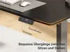 SANODESK QS1 140 x 60 cm Výškově nastavitelný stolní Náhled obrázku produktu 5