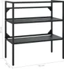 vidaXL Stelaż do umywalki czarny 79x38x83 cm żelazny - Podgląd zdjęcia produktu 8