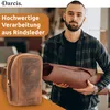 Darcis Fahrradtasche aus Leder in Braun - Satteltasche mit Produktbild-Vorschau 7