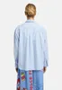 Milano Italy OVERSIZED SHIRT BLOU CORNFLOWER PRINT 42 Produktbild-Vorschau 4