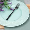 Dessertgabeln Kuchengabeln aus Edelstahl schwarz 4 Stk. Produktbild-Vorschau 6