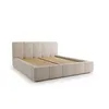 A bed frame with a headboard and slatted base, shown against a white background. Produktbild-Vorschau