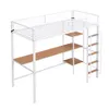 Flieks Etagenbett 90x200cm mit Schreibtisch, Hochbett Produktbild-Vorschau 11