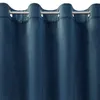 Vorhang Verdunklungsgardine mit Ösen 140x250 cm dunkelblau Produktbild-Vorschau 5
