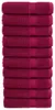 vidaXL Premium Handtücher SOLUND 10 Stk. Bordeaux 50x100 cm Produktbild-Vorschau 7