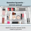 Zestaw 25 organizerów do szuflad – przezroczyste plastikowe Podgląd zdjęcia produktu 7