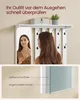 Schuhbank Wandgarderobe Set, Garderobe mit Spiegel, 10 Produktbild-Vorschau 6