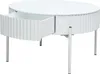 Table basse 'Rill' avec tiroir rond pieds métal 36 x Ø60 cm Voir les images du produit 5