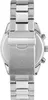 The back of a silver watch with a metal band and a clasp featuring the Maserati logo. Produktbild-Vorschau
