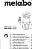 A page from a manual showing a Metabo pump and a list of instructions in different languages. Anteprima dell’immagine prodotto