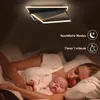 ZMH lampa sufitowa LED do salonu - ściemnialna 48CM czarna Podgląd zdjęcia produktu 7