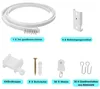 Peviasot 3M Flexible Gardinenschiene Deckenmontage, Produktbild-Vorschau 9