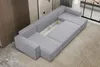 A sectional sofa with storage compartments open, shown from a high angle in a living room setting. Produktbild-Vorschau