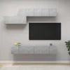 The Living Store 7-tlg. TV-Schrank-Set Betongrau Produktbild-Vorschau 2