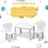 3tlg. Kindersitzgruppe mit 1 Tisch & 2 Stühlen, Kindertisch Produktbild-Vorschau 4