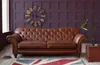 Luxus Chesterfield Wohnzimmer Couch Braun Sofa Sitz Polster Produktbild-Vorschau 2
