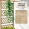 Outsunny Jardiniššre avec treillis bac š€ fleurs potager Voir les images du produit 3