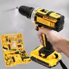 21V Akkuschrauber Set, Akkubohrer mit Werkzeugkoffer, 32 Produktbild-Vorschau 4
