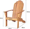 COSTWAY Adirondack-Gartenstuhl, Gartensessel, Gartenmoebel Produktbild-Vorschau 7