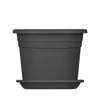 BigDean 3X Blumentopf Untersetzer Ø 34 cm Farbe Anthrazit Produktbild-Vorschau 5