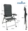 osoltus Alu Camping Klappsessel Soft Touch 3D MESH AIR Produktbild-Vorschau 3