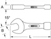 KS TOOLS 963.7657 Schlaggabelschlüssel Produktbild-Vorschau 2