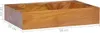 A wooden washbasin with dimensions indicated. Voir les images du produit