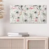 DEQORI Glasbild Echtglas 60x30 cm 'Flamingo Grünland' Produktbild-Vorschau 4