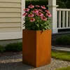 KÖHKO® Designer-Blumenkübel aus Cortenstahl Viva 45 x 45 x Produktbild-Vorschau 5