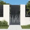 Vidaxl Port 105x205 cm mit Grasdesign Stahl Anthrazit Anteprima dell’immagine prodotto 2