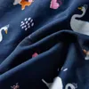 vidaXL Abito da bambino con maniche lunghe blu navy 128 Anteprima dell’immagine prodotto 7