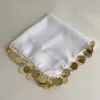 10x Weiß Luxus Halay Mendili groß 30x30 cm Tanztücher Dügün Produktbild-Vorschau 1