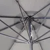 DEGAMO Marktschirm 300cm grau knickbar, mit Kurbel, Produktbild-Vorschau 7