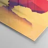 Bilder auf glas - Bison Illustration Bunt Grafik - 50x50cm Produktbild-Vorschau 5