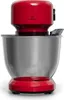 A red and silver kitchen mixer is shown against a white background. Produktbild-Vorschau