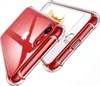 A red iPhone in a clear protective case, shown at an angle against a white background. Produktbild-Vorschau