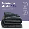 Couverture lestée Comfeur 135 x 200 cm, 7 kg – Couverture Voir les images du produit 5