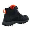 A black and orange hiking boot is shown from the side against a white background. Anteprima dell’immagine prodotto