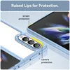 Galaxy Z Fold3 Hülle, Klar Rückseite Stoßfeste TPU Silikon Produktbild-Vorschau 4