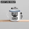 Trendation - Der Beste Lehrer Der Welt Emaille Tasse Produktbild-Vorschau 3