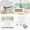 2-zónový masážní stůl 7,5 cm polstrování + kolečka + taška Náhled obrázku produktu 9