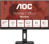 AOC monitor with feature callouts and images of people. Produktbild-Vorschau