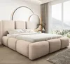 Polsterbett BUBBLE 180x200 cm Beige, Veloursbett Velluto Produktbild-Vorschau 1