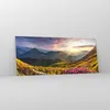 Bilder auf glas - Gebirge Wiese Landschaft Wald - 120x50cm Produktbild-Vorschau 4